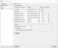 Atrex - Inventory Pricing Category